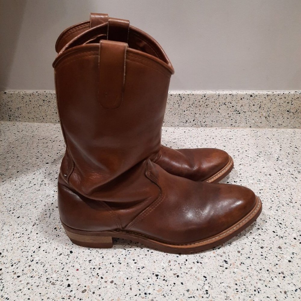 Carolina Almond Toe Wellingtons Leather Oil Resistance Soles Size 11